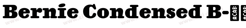 Bernie Condensed B字体转换